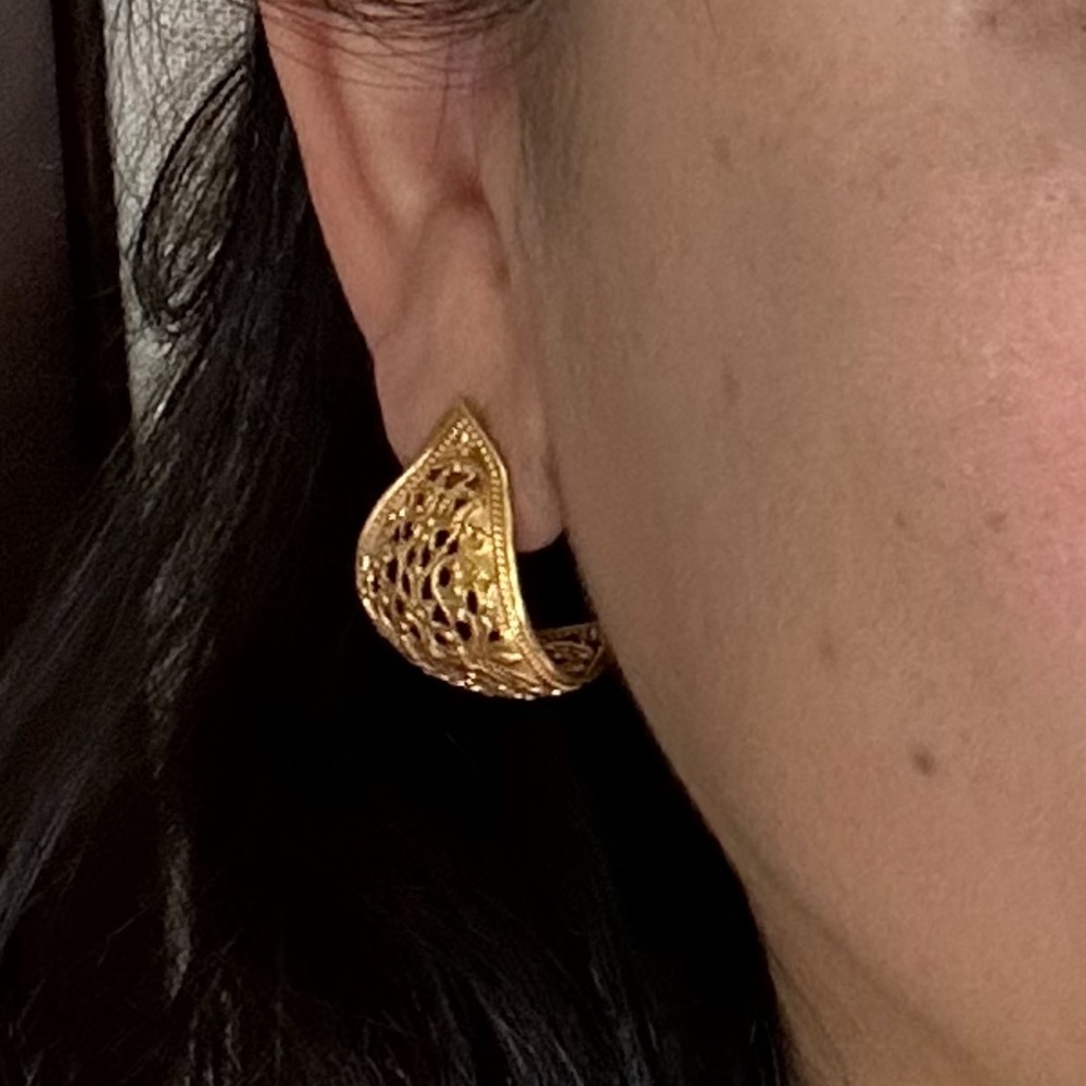 Bright Gold Earrings